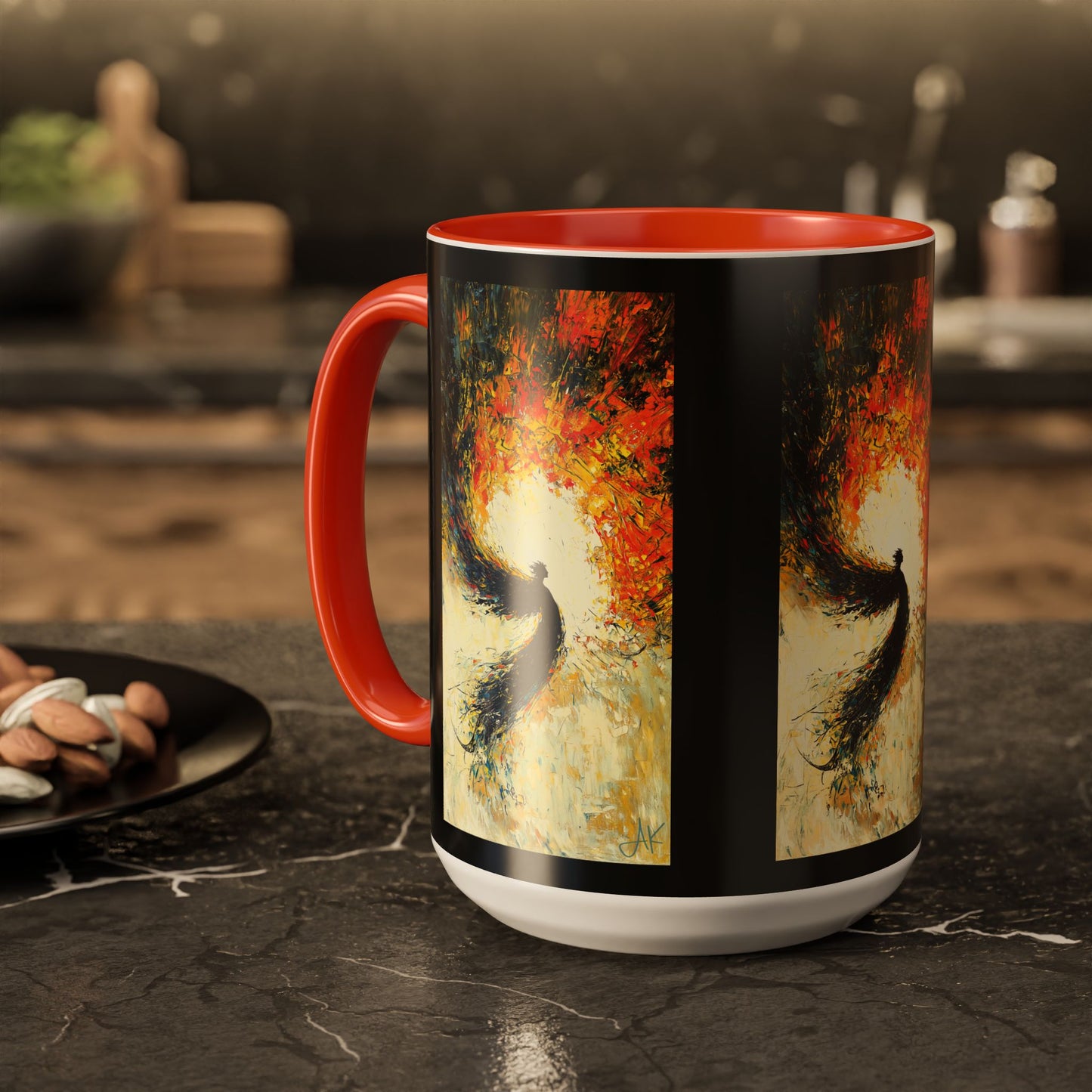 "Seraphic Aegis", Colorful Mugs (11oz, 15oz)