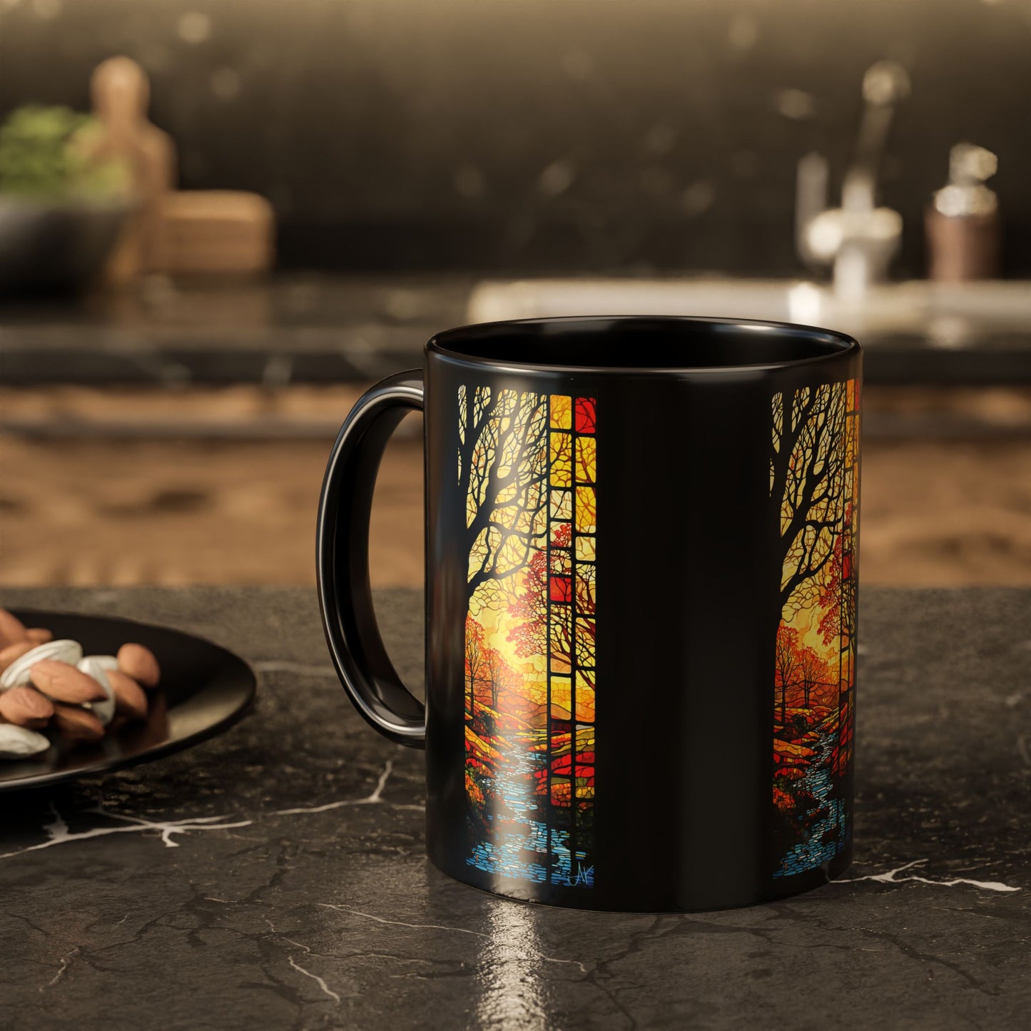 "Realization at 5", Colorful Mugs (11oz, 15oz)