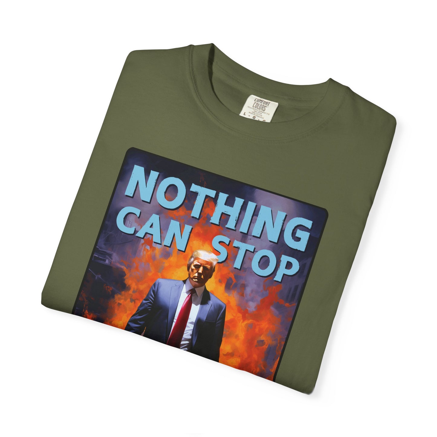 "Nothing Can Stop Trump", Unisex T-shirt (Dark Colors)