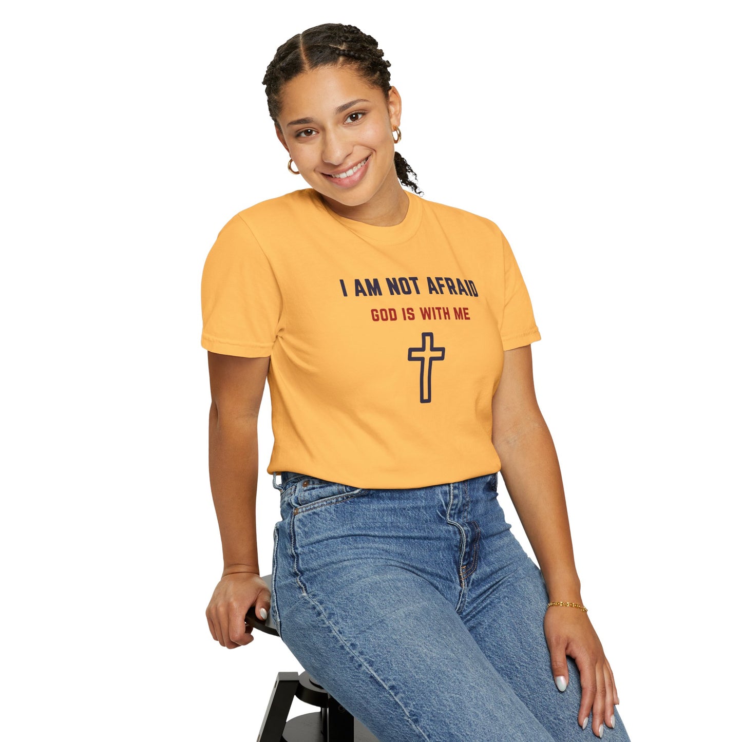 "I am not Afraid", Unisex T-shirt (Light Colors)
