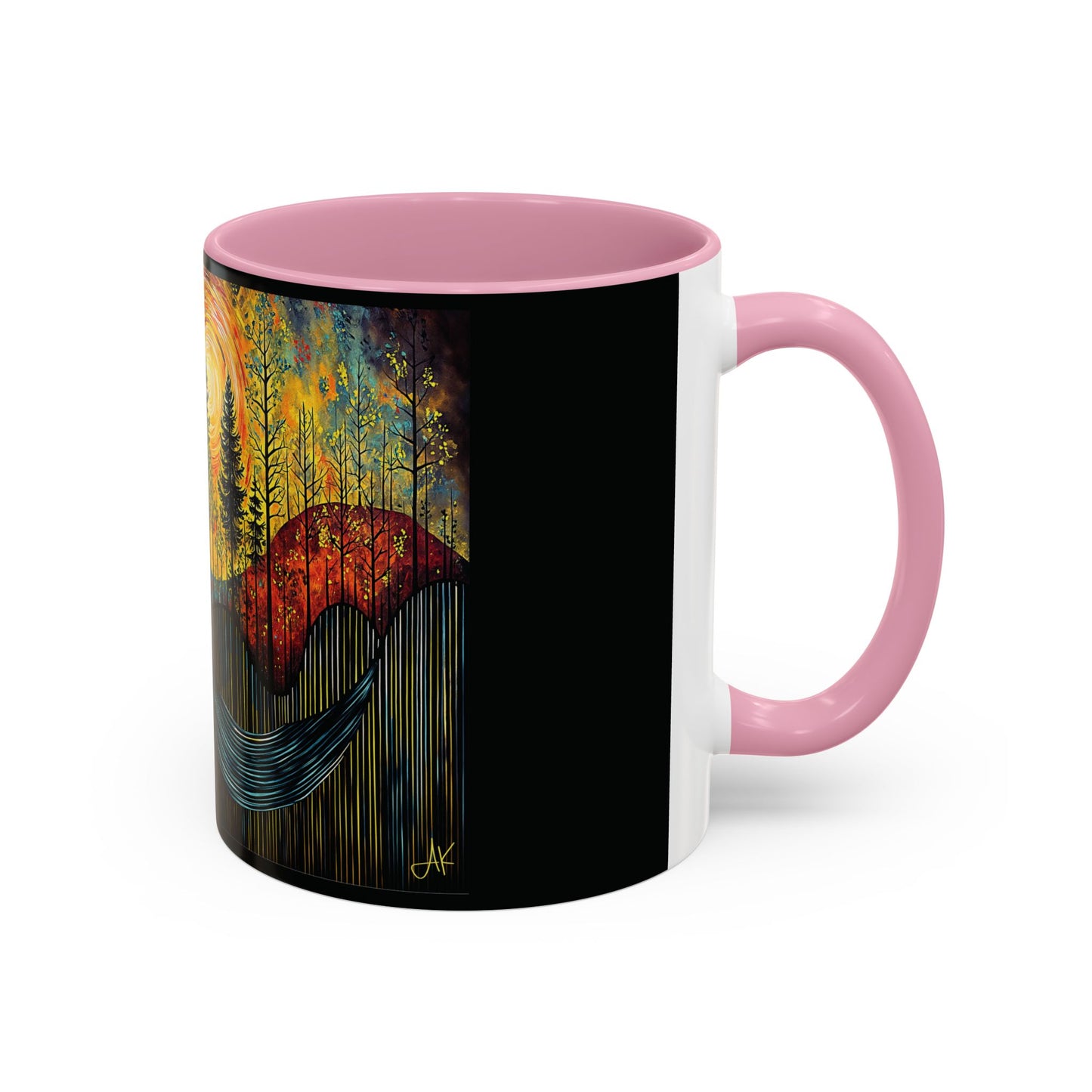 "Sacred Resonance", Colorful Mugs (11oz, 15oz)