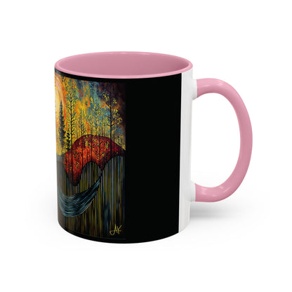 "Sacred Resonance", Colorful Mugs (11oz, 15oz)