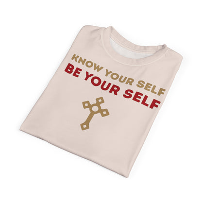 "Know Your Self", Unisex T-shirt (Angel Wings)