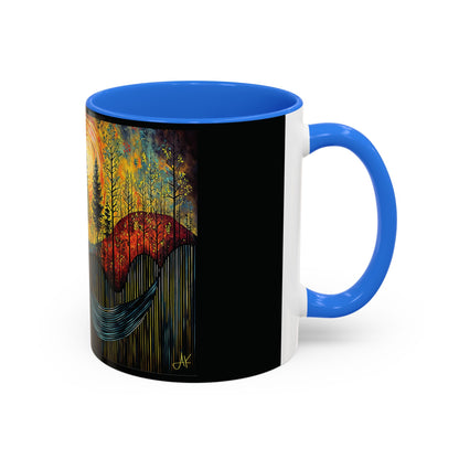 "Sacred Resonance", Colorful Mugs (11oz, 15oz)