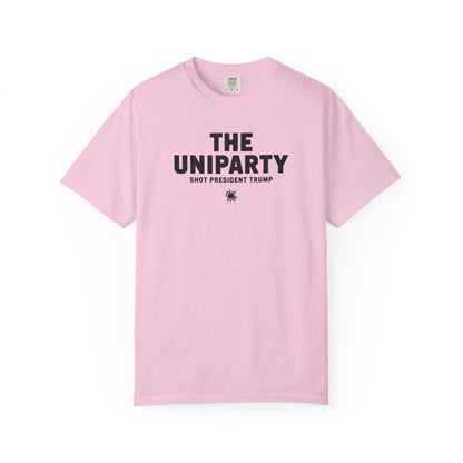 "The Uniparty Shot President Trump" #02, Unisex T-shirt