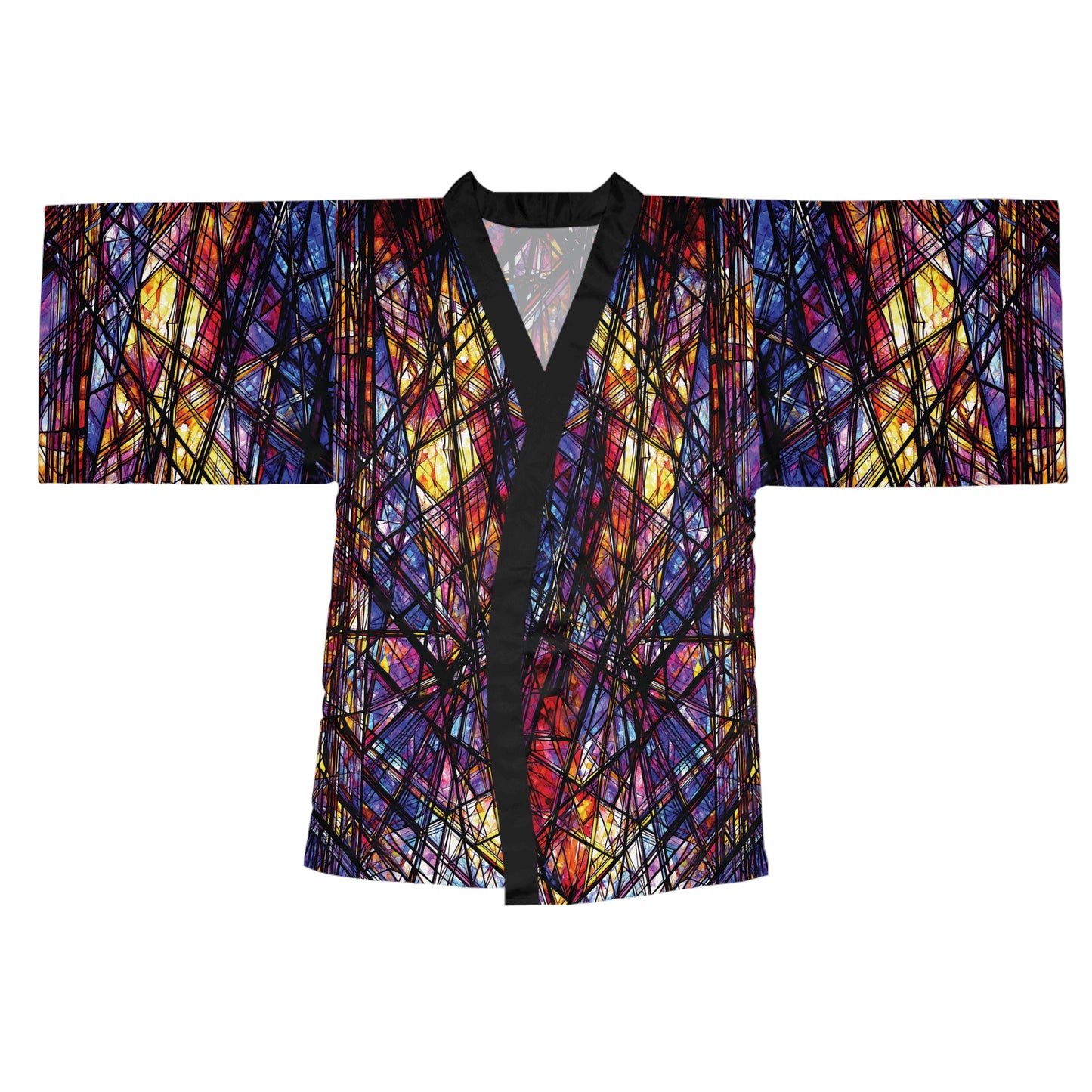 "Cathedral Colors", Long Sleeve Kimono Robe