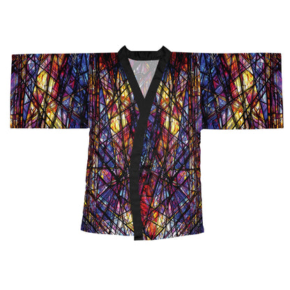 "Cathedral Colors", Long Sleeve Kimono Robe