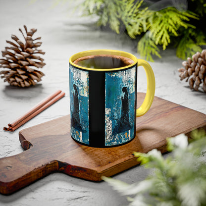 "Behold the Handmaid - Luke 1:38", Colorful Mugs (11oz, 15oz)
