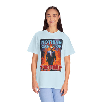 "Nothing Can Stop Trump", Unisex T-shirt (Light Colors)