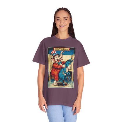"MAGA Spanked the Donkeys 2024", Unisex T-shirt (Dark Colors)