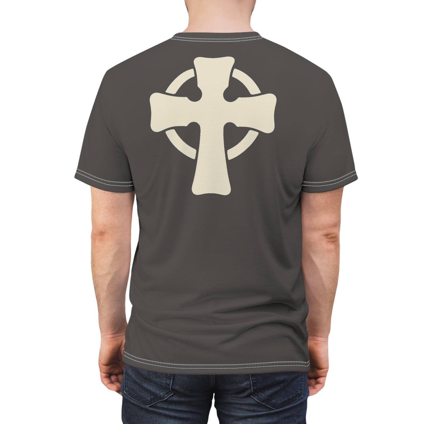 "Retro Jesus", Unisex T-shirt (German Grey)