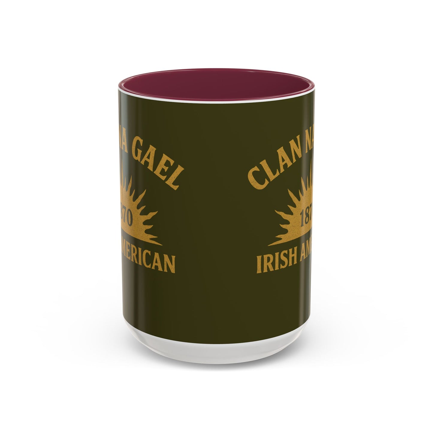 "Clan na Gael - Irish American", Colorful Mugs (11oz, 15oz) (Fianna Green)