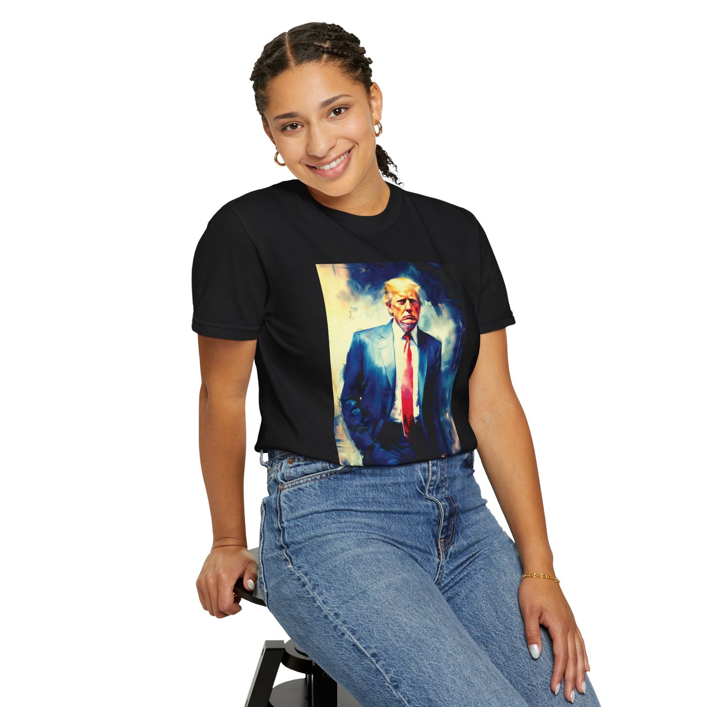 "Trump Portrait No. 6", Unisex T-shirt (Dark Colors)