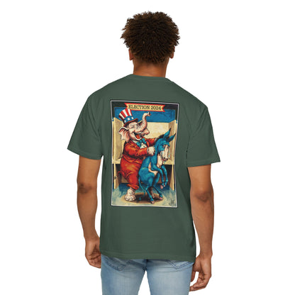 "MAGA Spanked the Donkeys 2024", Unisex T-shirt (Dark Colors)