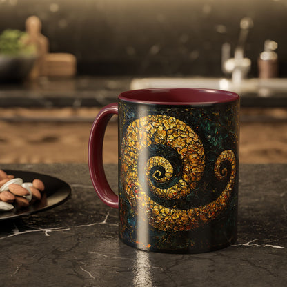 "From Stone to Savior's Light", Colorful Mugs (11oz, 15oz)