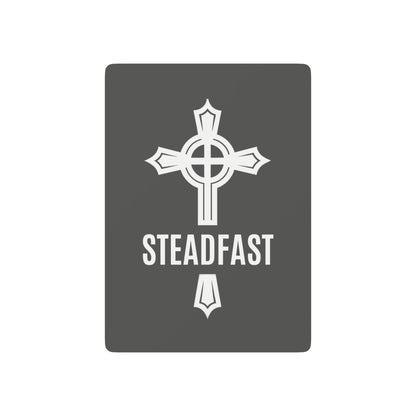 "Steadfast Cross", Christian Playing Cards (Panzer Grey)