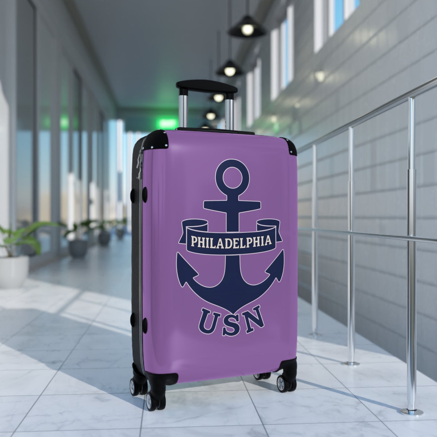 "USN Anchor", Suitcase (Teldrassil Purple)