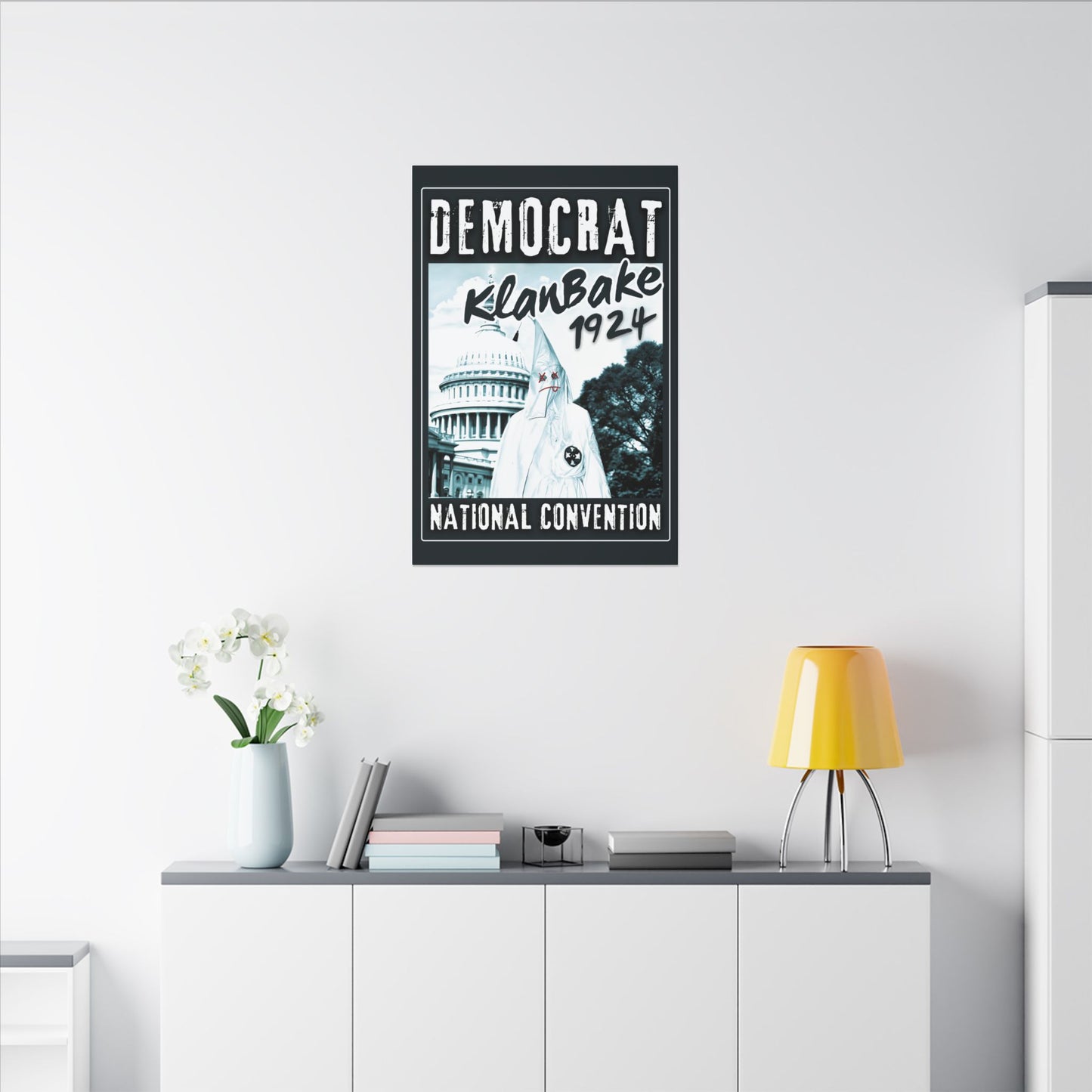 "Democrat KlanBake 1924", Matte Canvas Fine Art Print