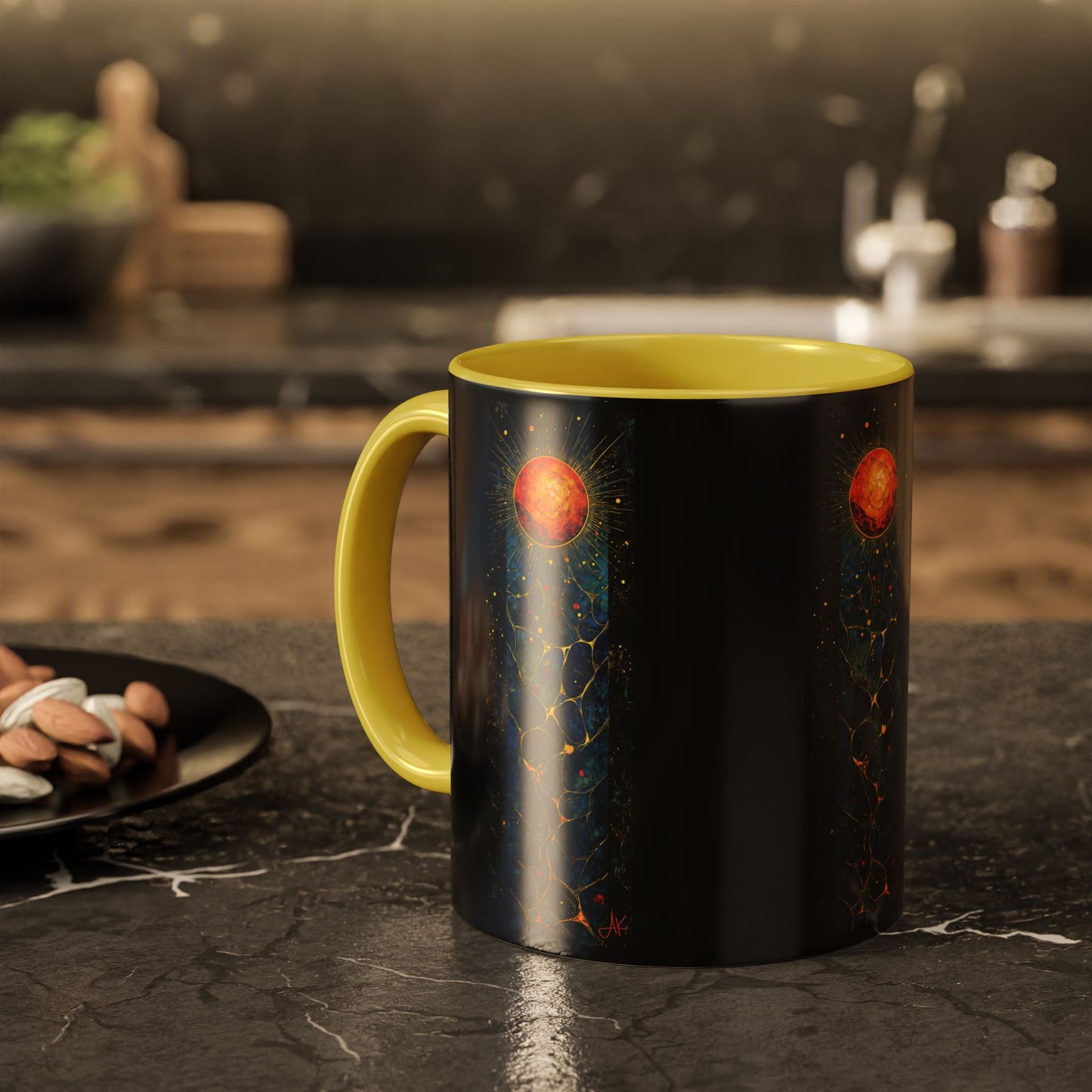 "The Living Light (John 8:12)", Colorful Mugs (11oz, 15oz)
