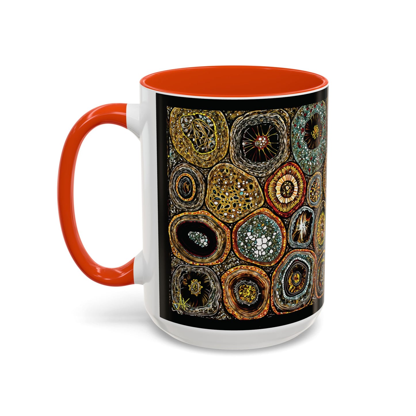 "Every Detail, His Design", Colorful Mugs (11oz, 15oz)
