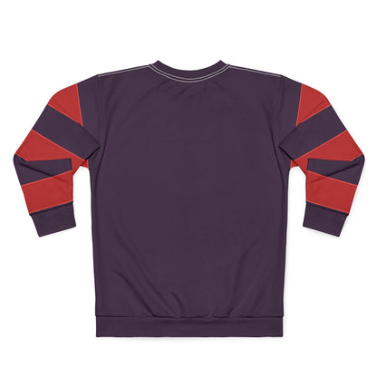 "Warning! Straight White Male", Unisex Sweatshirt (Purple Nights)