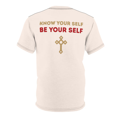 "Know Your Self", Unisex T-shirt (Angel Wings)
