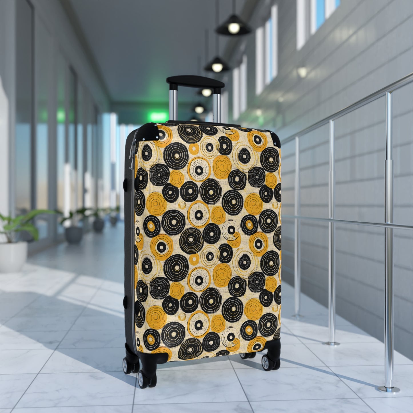 "Old 45's" Pattern Art Suitcases