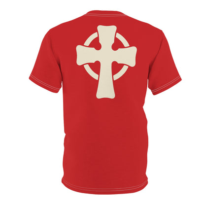 "Retro Jesus", Unisex T-shirt (Uist Red)