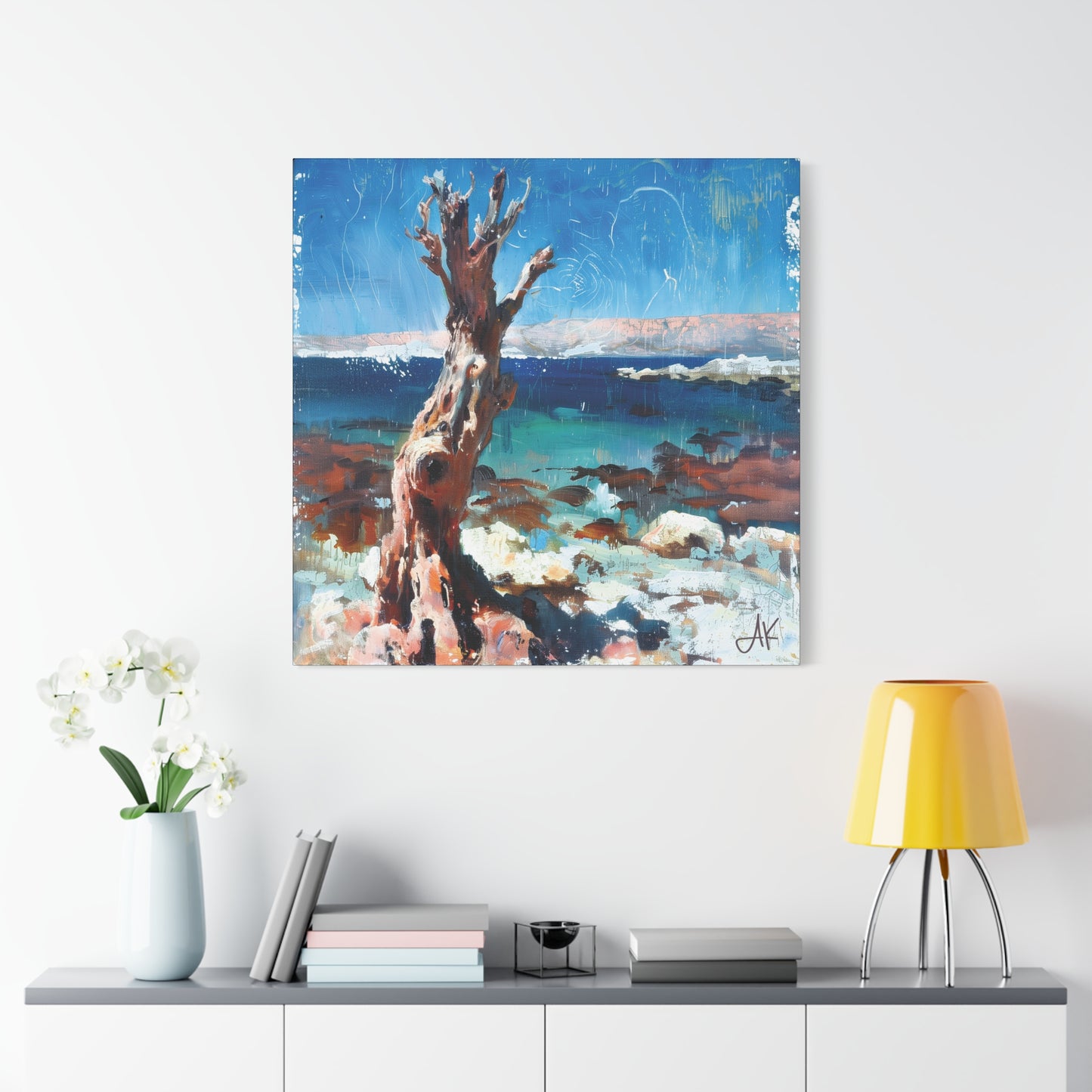 "Littoral Watch – Relic of the Gaelic Coast", Fine Art Matte Canvas, Stretched, 1.25"