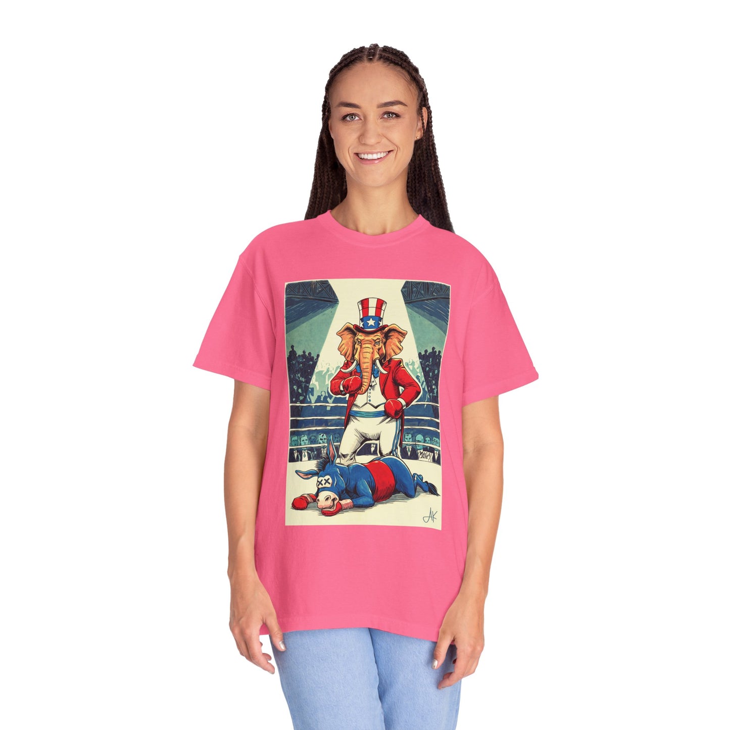 "Brutal Woke Knockout 2024", Unisex T-shirt (Dark Colors)