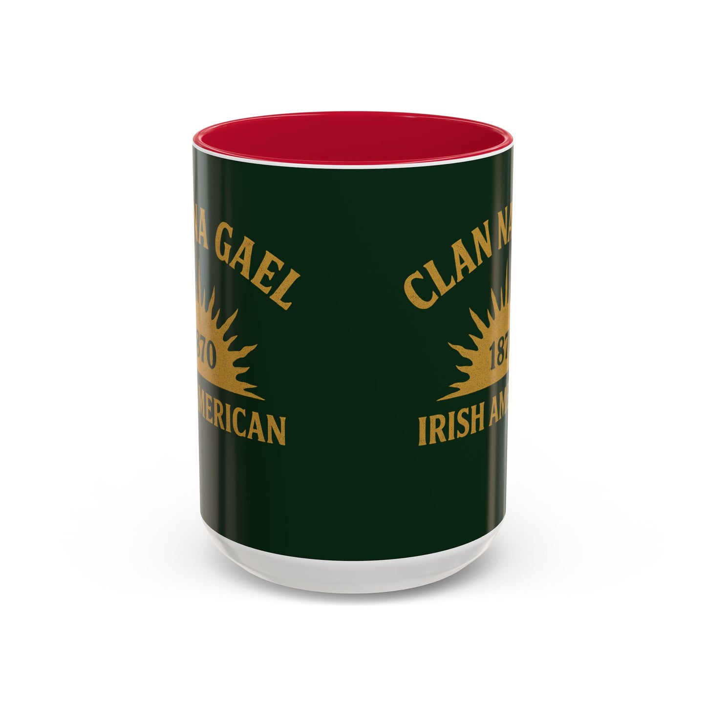 "Clan na Gael - Irish American", Colorful Mugs (11oz, 15oz) (Fenian Green)