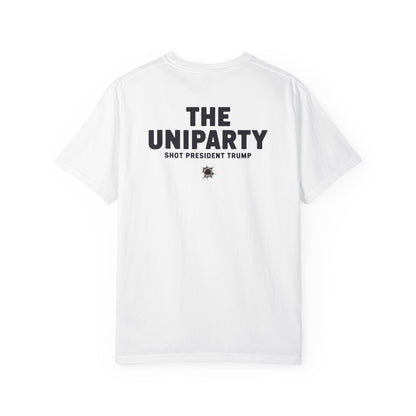 "The Uniparty Shot President Trump" #02, Unisex T-shirt