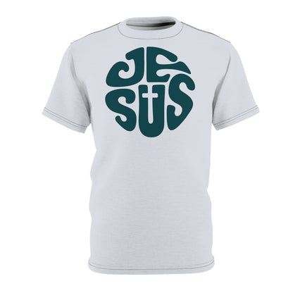 "Retro Jesus", Unisex T-shirt (Inked Silk)