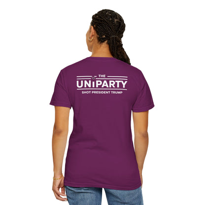 "The Uniparty Shot President Trump" #03, Unisex T-shirt