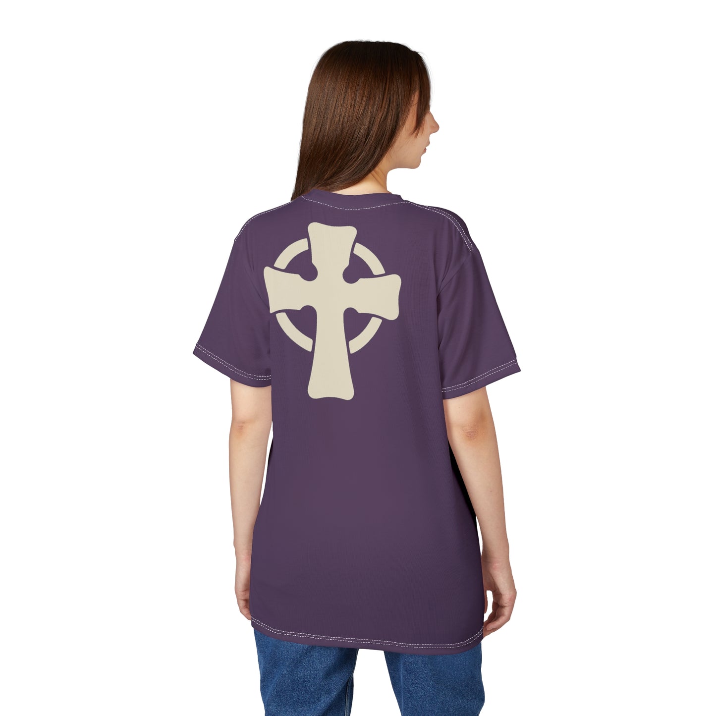 "Retro Jesus", Unisex T-shirt (Purple People Eater)