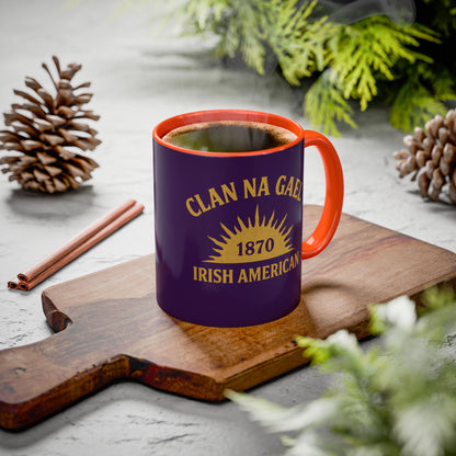 "Clan na Gael - Irish American", Colorful Mugs (11oz, 15oz) (3B0A4F)