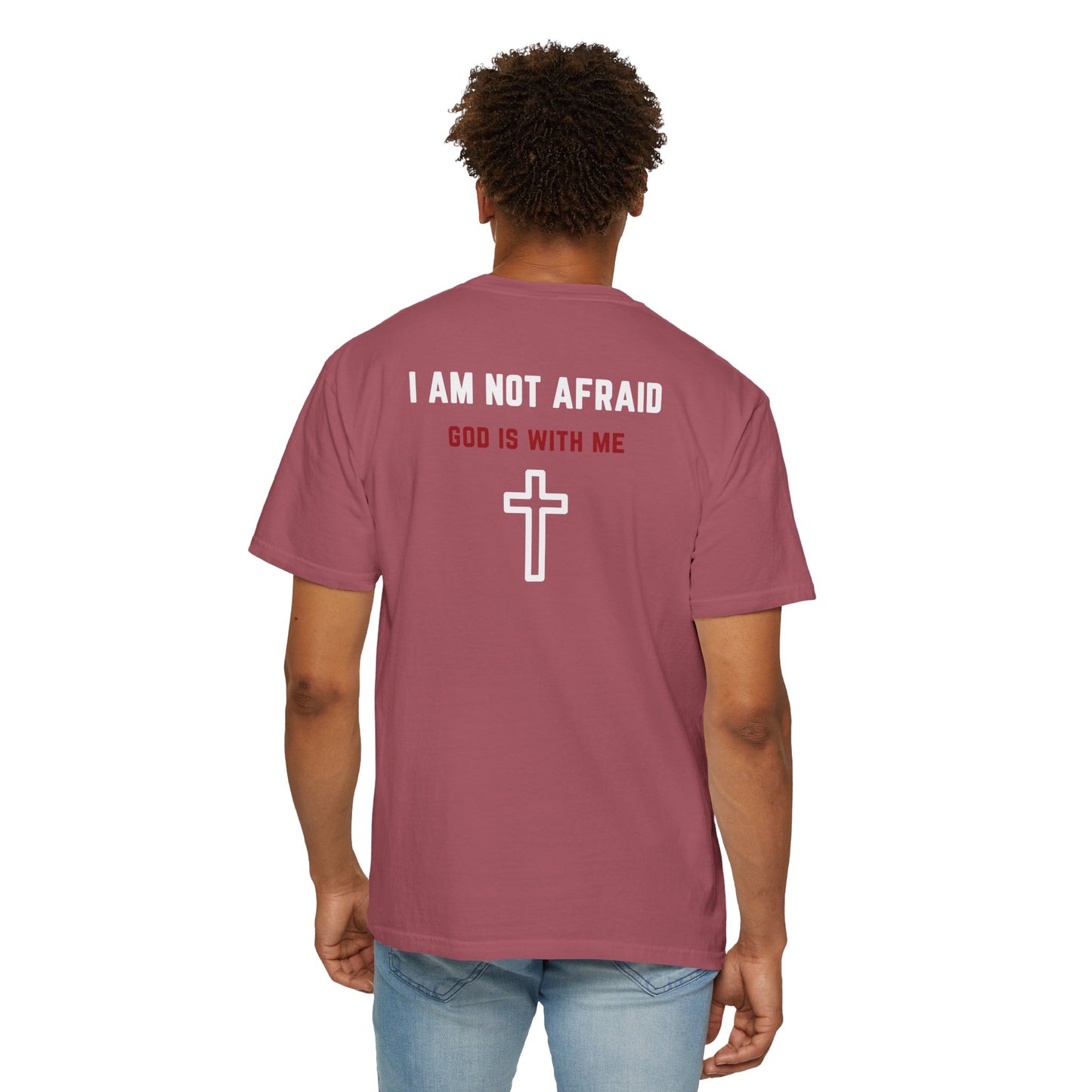 "I am not Afraid", Unisex T-shirt (Dark Colors)