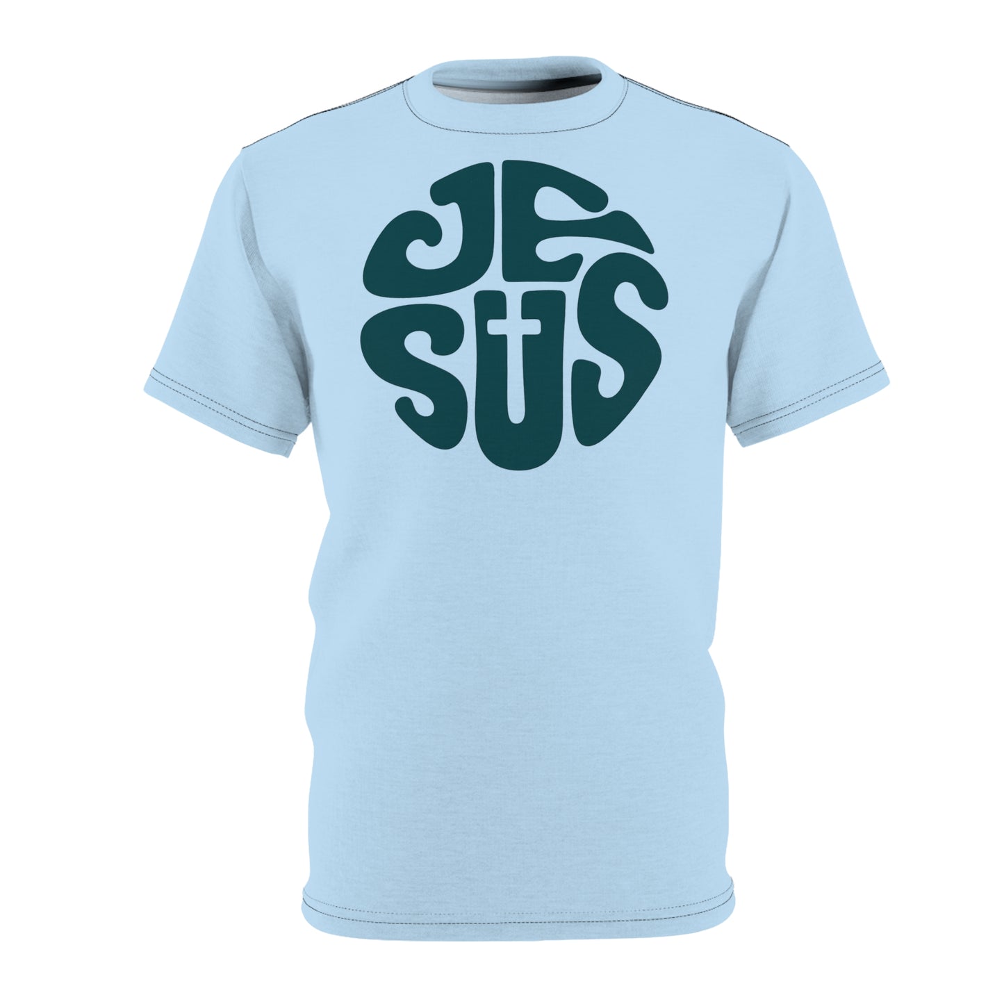 "Retro Jesus", Unisex T-shirt (Arctic Paradise)