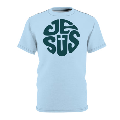 "Retro Jesus", Unisex T-shirt (Arctic Paradise)