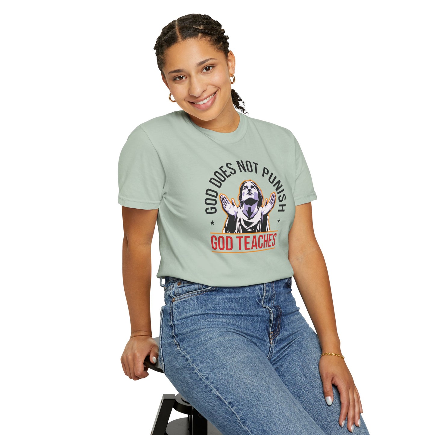 "God Does Not Punish - God Teaches" #01, Unisex T-shirt