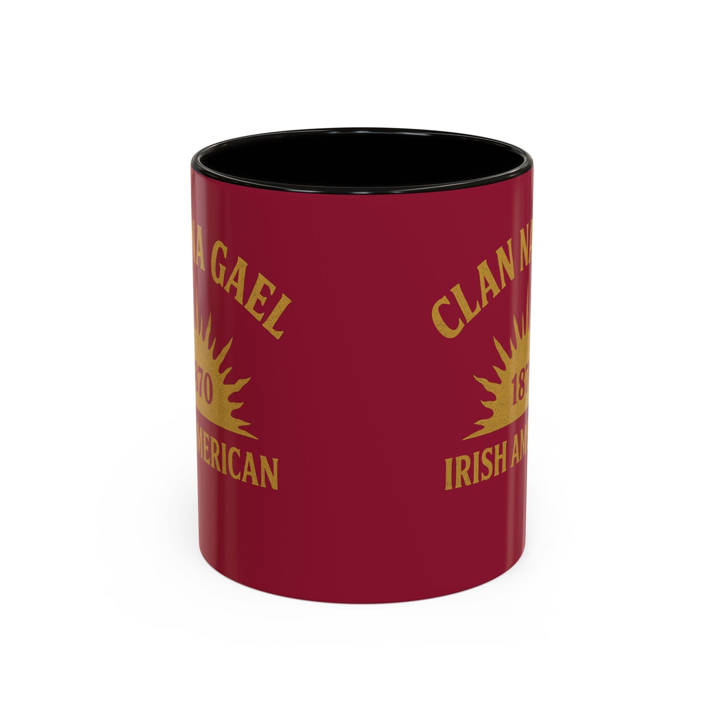"Clan na Gael - Irish American", Colorful Mugs (11oz, 15oz) (Fénechas Red)