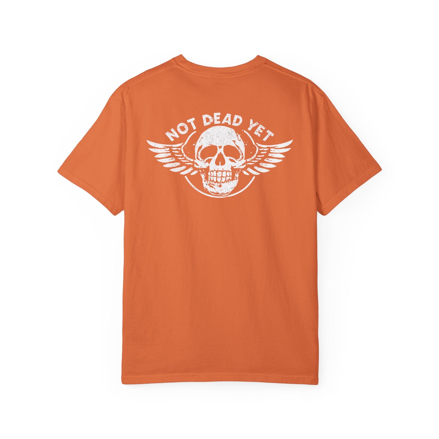 "Not Dead Yet - Winged Skull", Unisex T-shirt