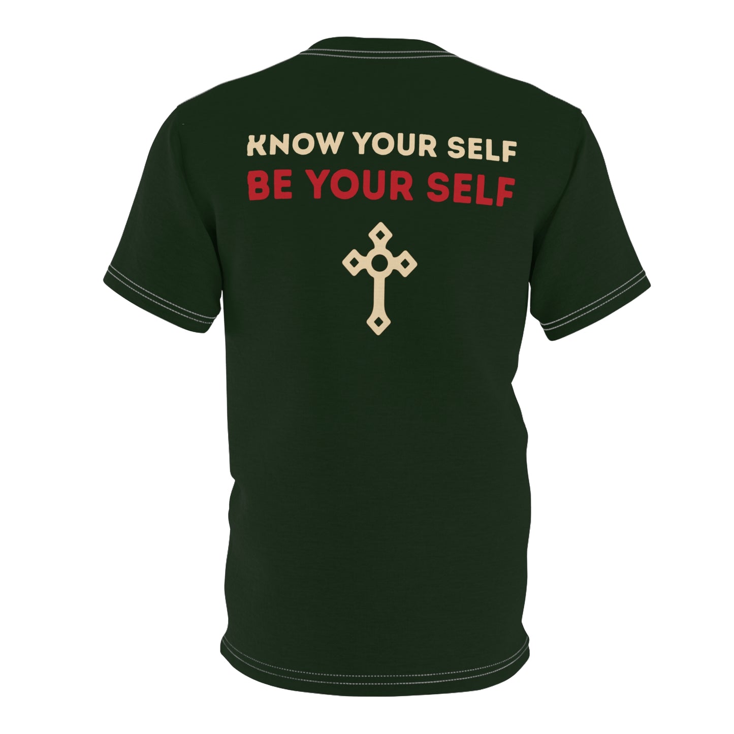 "Know Your Self", Unisex T-shirt (Brieve Green)