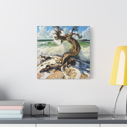 "Stormroot Bearing the Ninth Wave", Fine Art Matte Canvas, Stretched, 1.25"