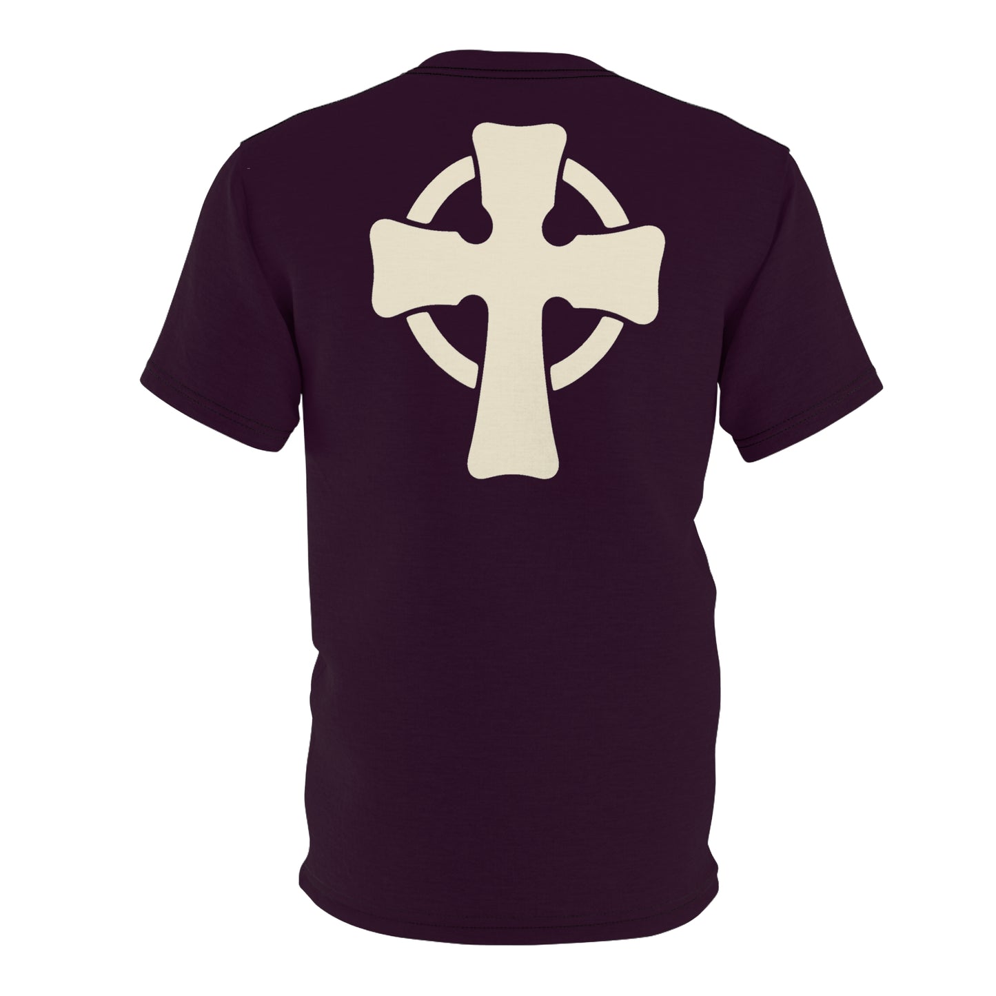 "Retro Jesus", Unisex T-shirt (Greek Aubergine)