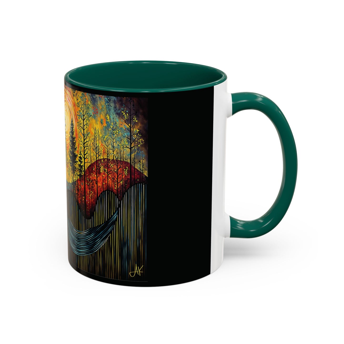 "Sacred Resonance", Colorful Mugs (11oz, 15oz)