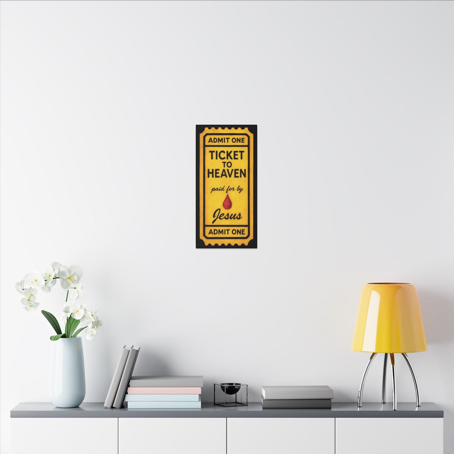 "The Golden Ticket", Matte Canvas Fine Art Print