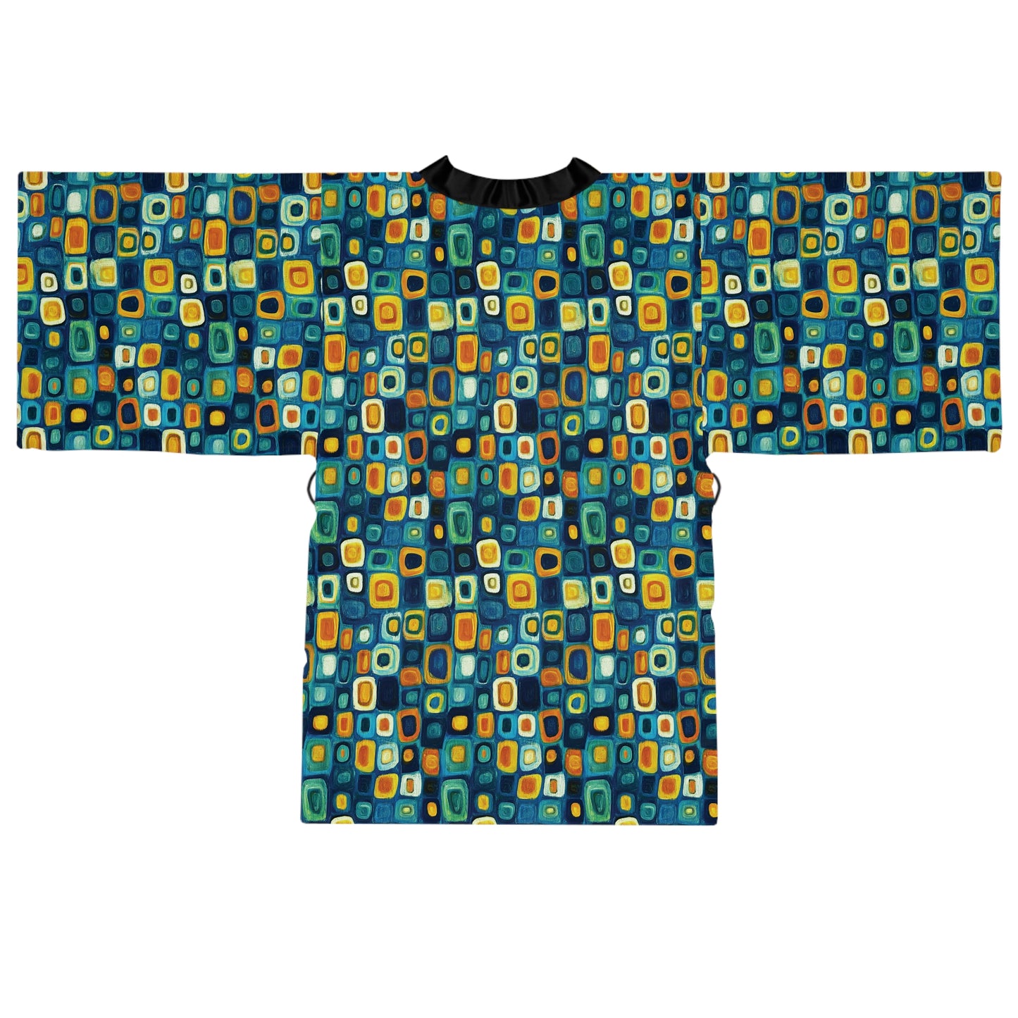 "Soul Mosaic", Long Sleeve Kimono Robe