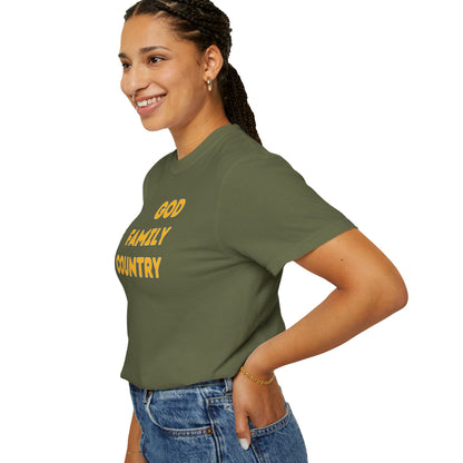 "God Family Country", Unisex T-shirt