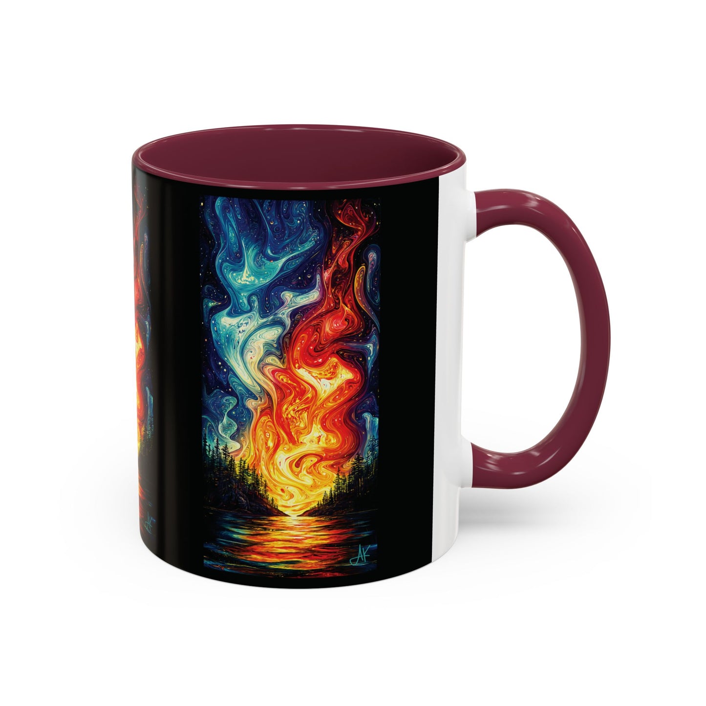 "Naomh Solus (Gaelic) - Sacred Light (English)", Colorful Mugs (11oz, 15oz)